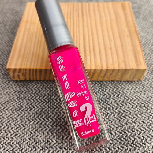 2MAD Nail Art Varnish Metal Fuscia 8 ml new