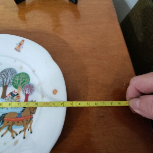 Miterteich Christmas porcelain platter like new