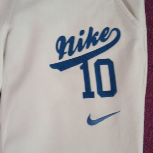 Nike kids' sweatpants used, white, size L for 12-13 years