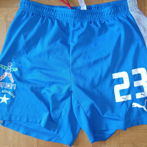 Ionikos Nikaia shorts used, authentic, number 23, 2014-15