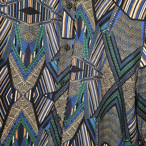 Namaste shirt thin cropped like new, one size multicolor