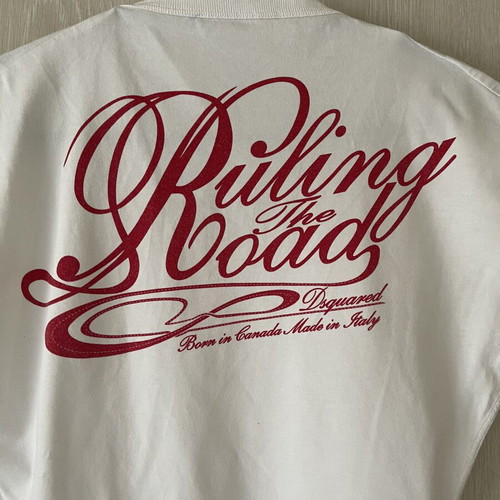 Dsquared2 white t-shirt like new, slim fit, size L