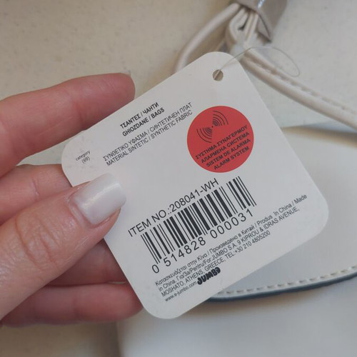 Mini crossbody bag for mobile phone, white