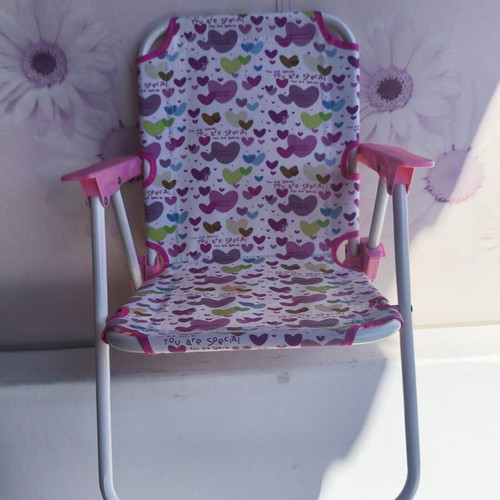 Folding children's chair used