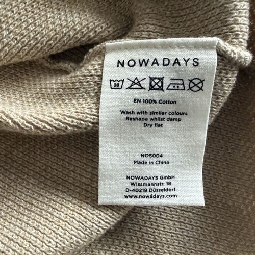 Nowadays Honeycomb Pullover new, beige, size L