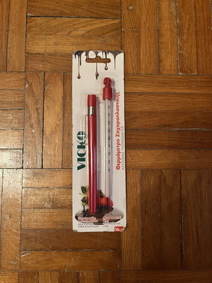 Vicko patisserie thermometer 16 cm, analog with protective case