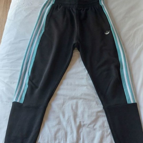 Adidas tracksuit set used, size 170 cm, black