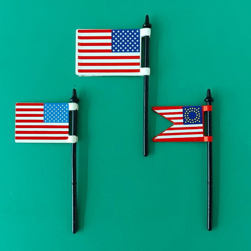 Playmobil America Flags used