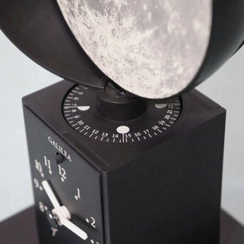 Galilea Moonphase Επιτραπέζιο Ρολόι Vintage 1980s Bernard Vuarnesson Πλήρες Ημερολόγιο καινούργιο