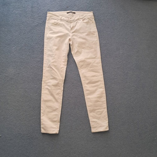 Massimo Dutti women's slim fit jeans like new, white, size S