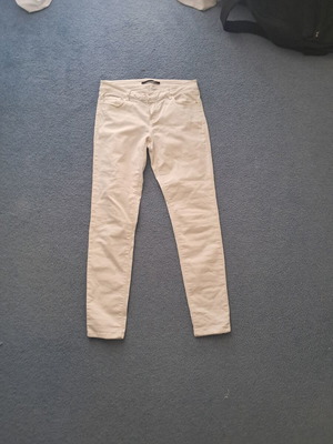 Massimo Dutti women's slim fit jeans like new, white, size S