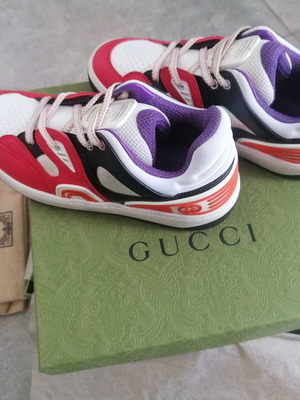 Αθλητικά Παπούτσια Gucci Basket Low-Top Sneakers σαν καινούργια, παιδικά νούμερο 33