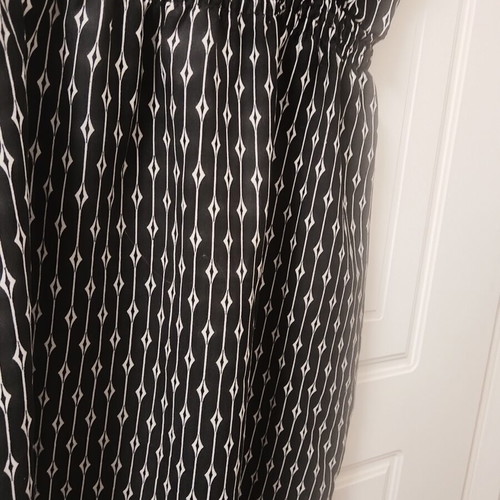 Peacocks summer dress used, black and white, size 4XL