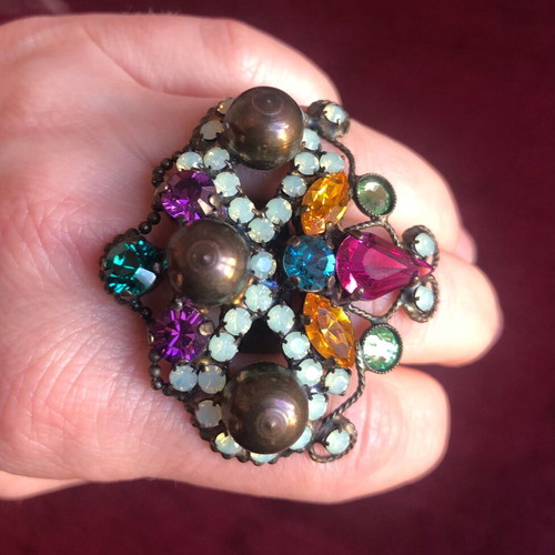 Artwear Dimitriadis baroque multicolored ring