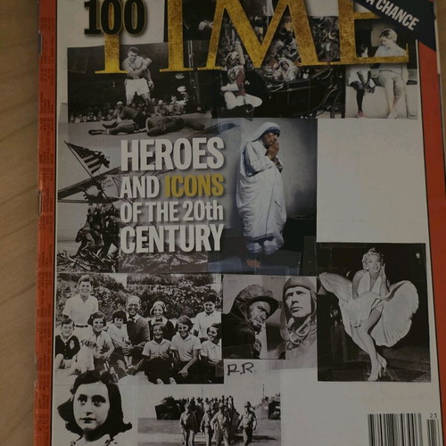 Time Magazine 100 Heroes and Icons of the 20th Century like new