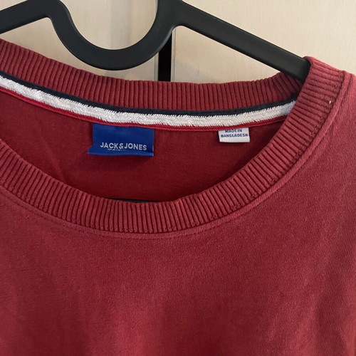 Jack & Jones long red blouse like new, size L