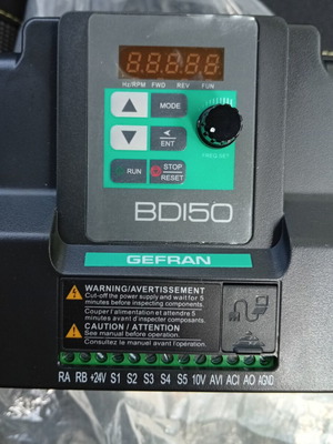 Inverter Gefran BDI50 1.5kW (2HP) μονοφασικό καινούργιο