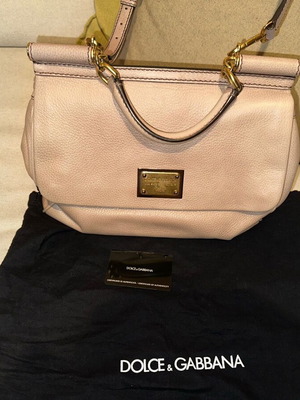 Dolce Gabbana Sicily shoulder bag like new, beige