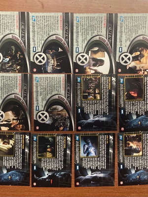 Topps 2000 X-MEN The Movie κάρτες μεταχειρισμένες, ολοκληρωμένο σετ 72 τεμ.
