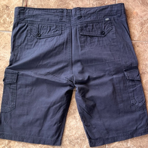 Michel Angelo Vintage Denim men's cargo shorts like new, size 42, dark blue