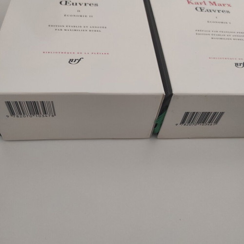 Karl Marx Oeuvres Economie 1 & 2 new, French