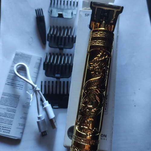 Rechargeable Hair Clipper and Beard Trimmer with Guide Comb System