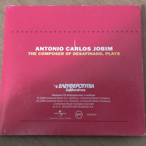 Antonio Carlos Jobim The Composer Of Desafinando Plays CD like new, jazz