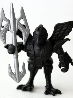 Battle Beasts Black Colonel Bird El Greco Teratomachos Black Eagle with Weapon used