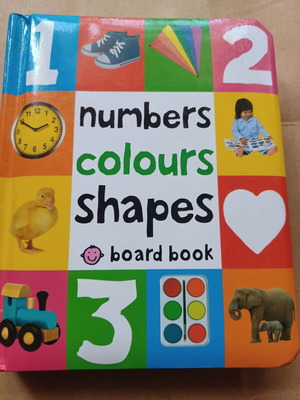 Numbers Colours Shapes βιβλίο με σκληρό εξώφυλλο σαν καινούργιο
