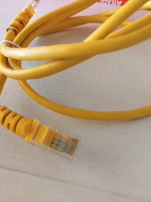 Ethernet cable like new, with slight external color