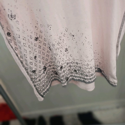 Cecil pink T-shirt with ethnic design, like new, size XL