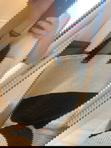 Aspesi bag new summer bag rafia bag πλεκτή τσάντα