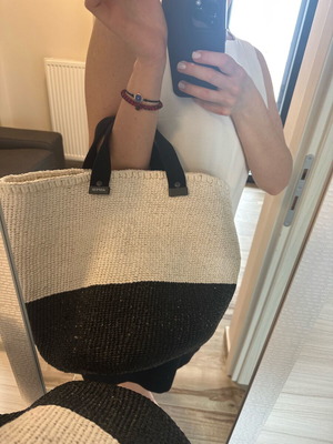 Aspesi bag new summer bag rafia bag πλεκτή τσάντα