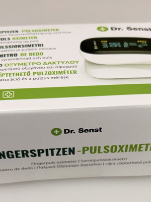 Dr. Senst λευκό παλμικό οξύμετρο δακτύλου