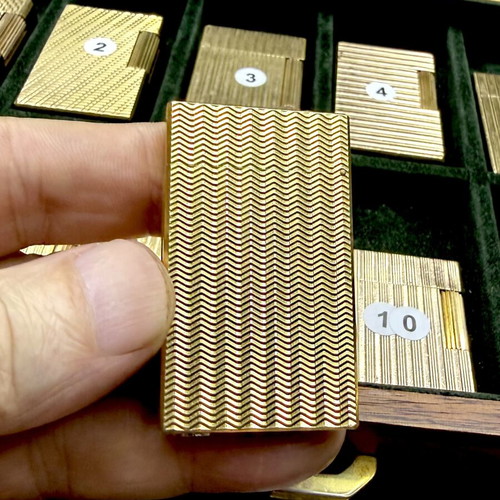 DuPont N6 Slim Gold Lighter like new
