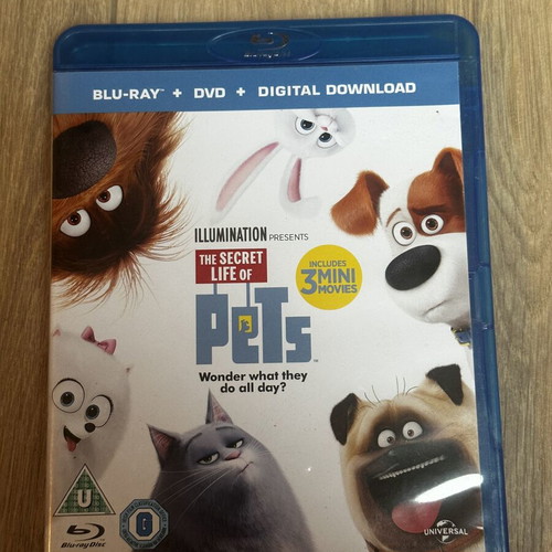 The Secret Life of Pets Blu-Ray used with English subs