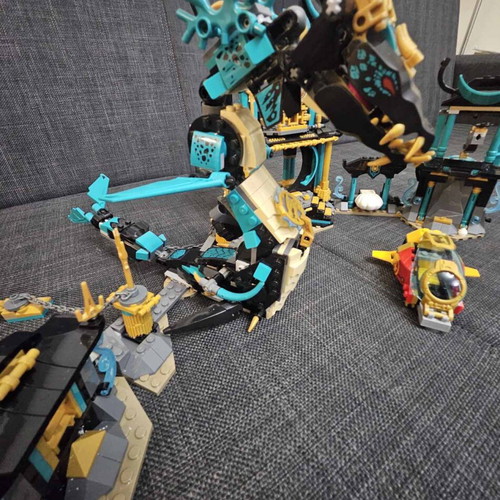 Lego Ninjago Temple of the Endless Sea set 71755 used, incomplete without minifigures