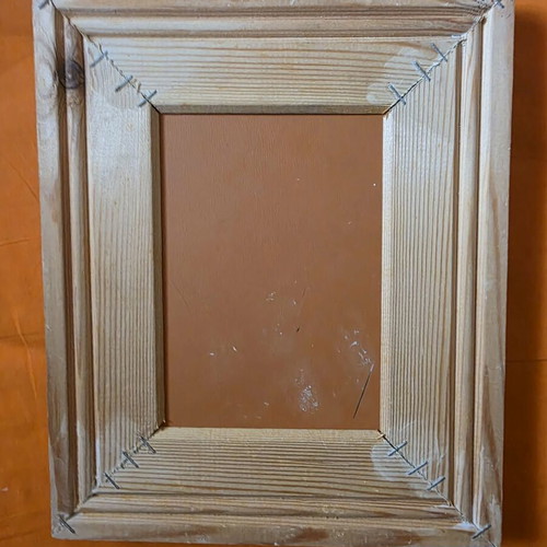 Small decorative mirror with seashells like new
