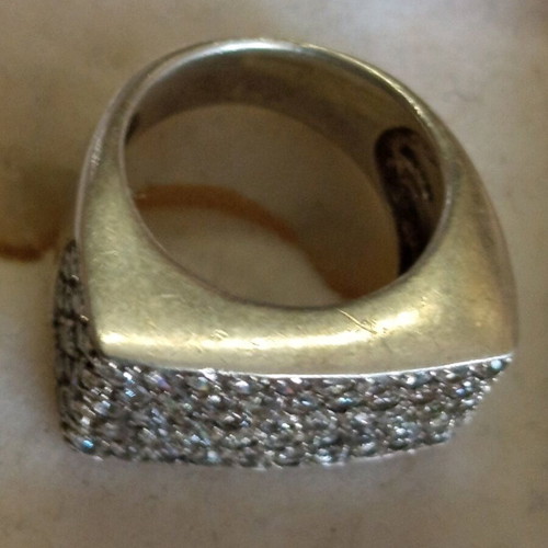 Women's silver 925 ring used with zircon stones