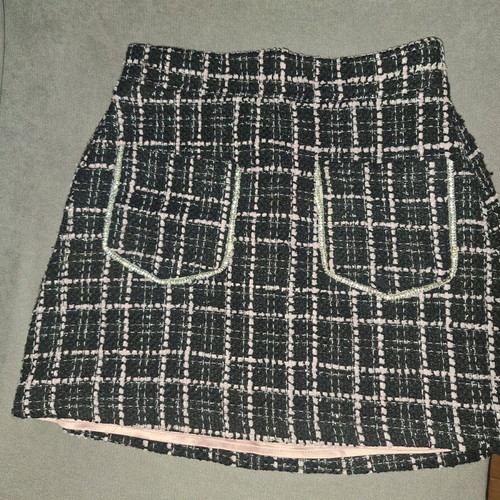 Sister Jane mini skirt like new with strass detail on pockets size S