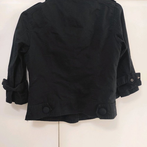 Women's trench coat black Small in excellent condition