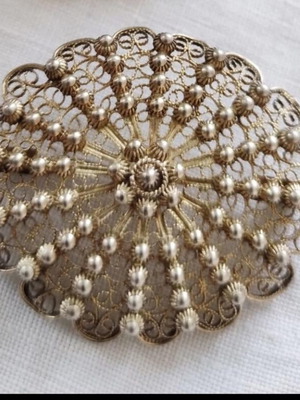 Vintage German brooch used, from Italy