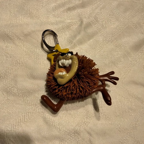 Vintage Looney Tunes Taz Keychain like new