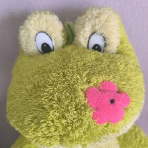 Plush frog like new, large 40 cm