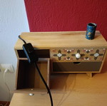 Handmade table lamp new with switch