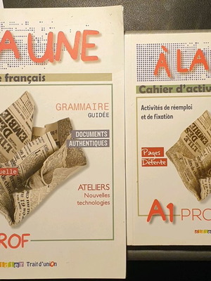 A la une French learning method new, level A1