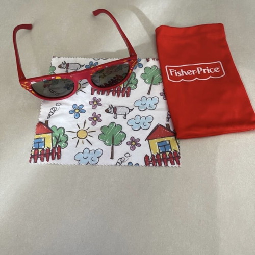 Fisher Price kids sunglasses like new, red, polarized lenses