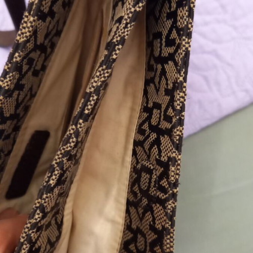 DKNY crossbody bag, beige and brown