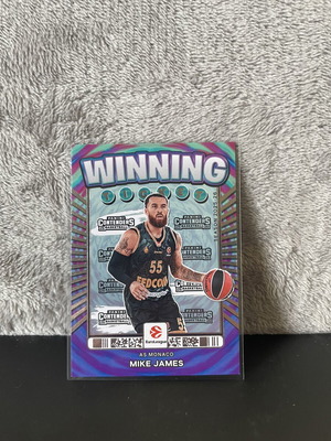 Mike James 2025-26 Panini Contenders Euroleague Winning Ticket like new