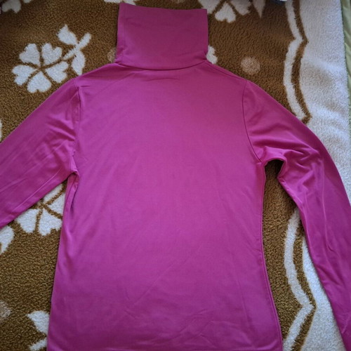 Women's long-sleeve blouse pink like new, size M